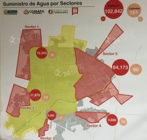 Zonas afectadas