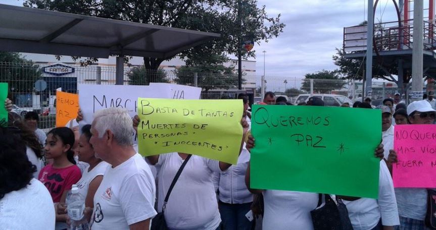 Marchan En Reynosa Exigiendo Vuelva La Paz Noticias Siete