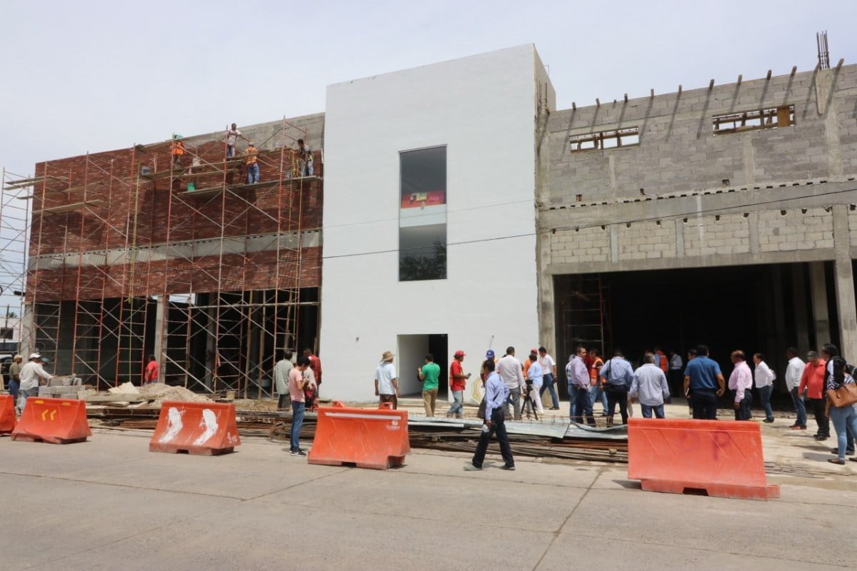 Supervisa Alcaldesa de Tampico construcción de nuevo cuartel de