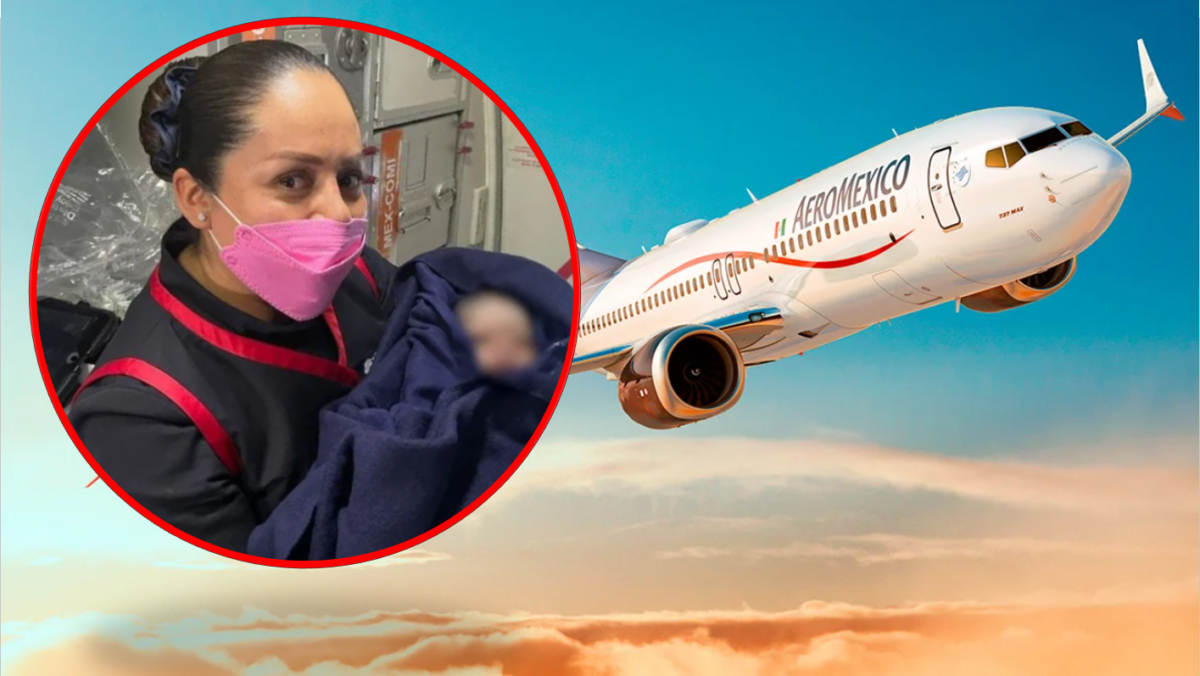 Nace bebé en pleno vuelo entre los pasajeros había una doctora