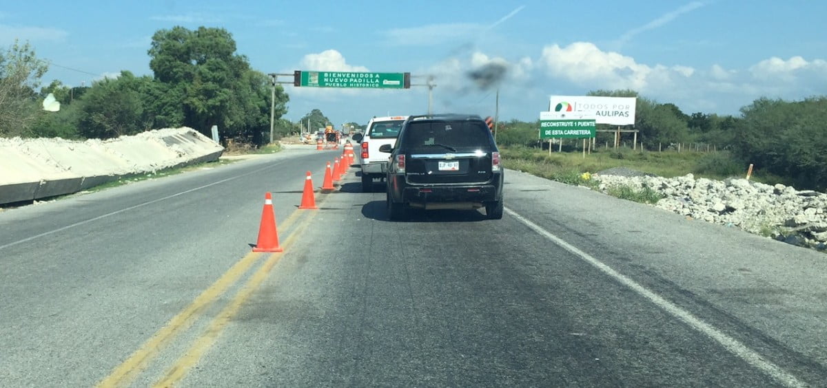 Por fin abren puente en Padilla.