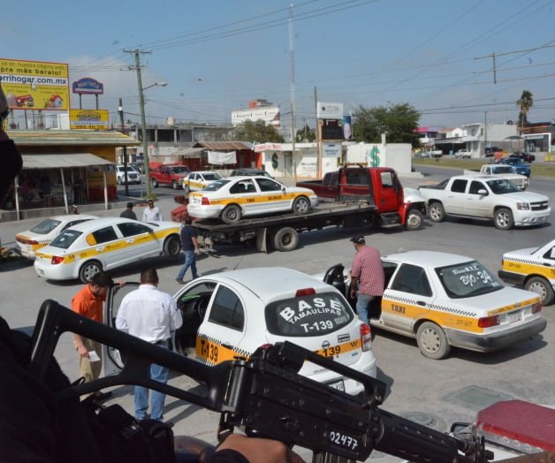 Retiran 161 taxis piratas en Reynosa