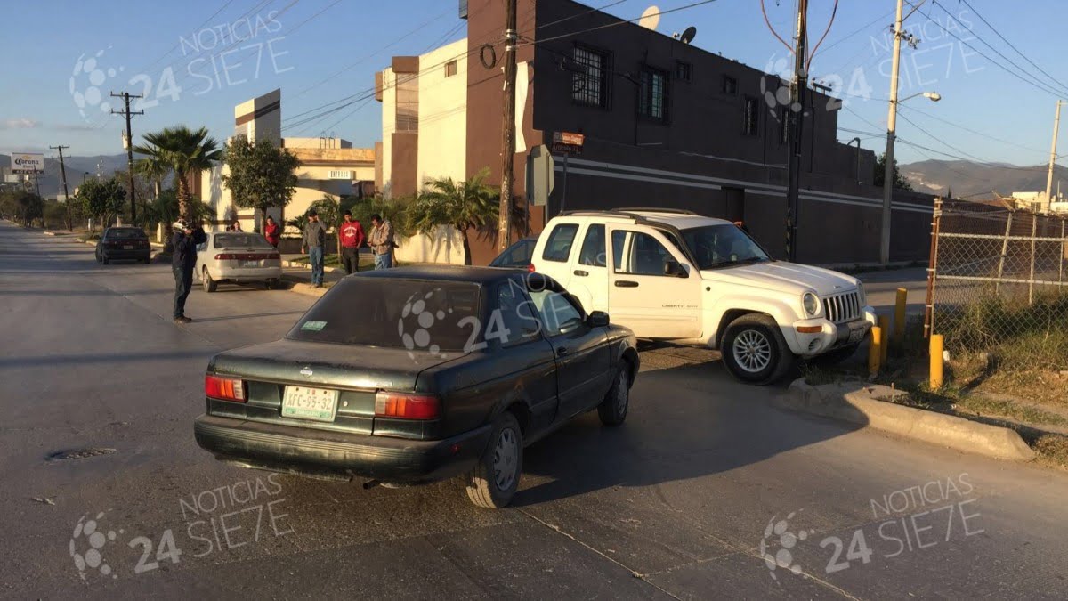 Choque múltiple en la salida a Matamoros