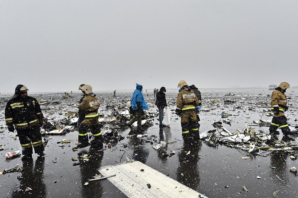 Avión de pasajeros choca en Rusia; hay 62 muertos