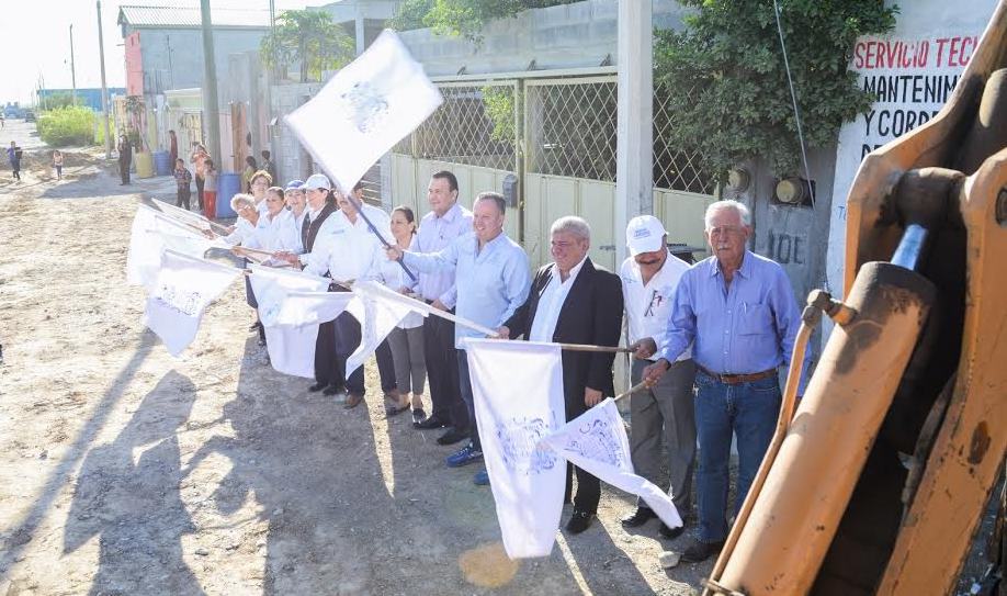 Arrancan obras de 4 pavimentaciones en Nuevo Laredo