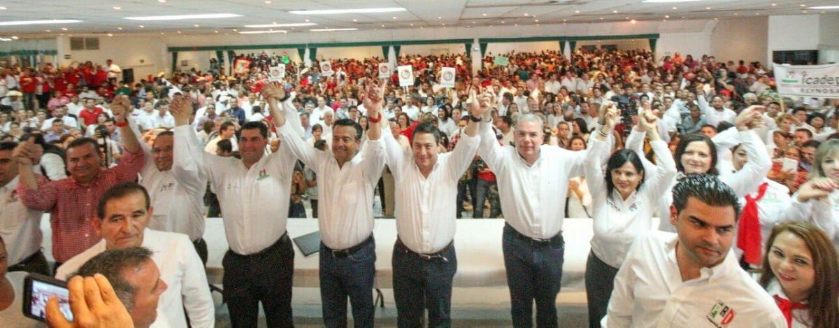 Protestan en unidad 38 candidatos del PRI