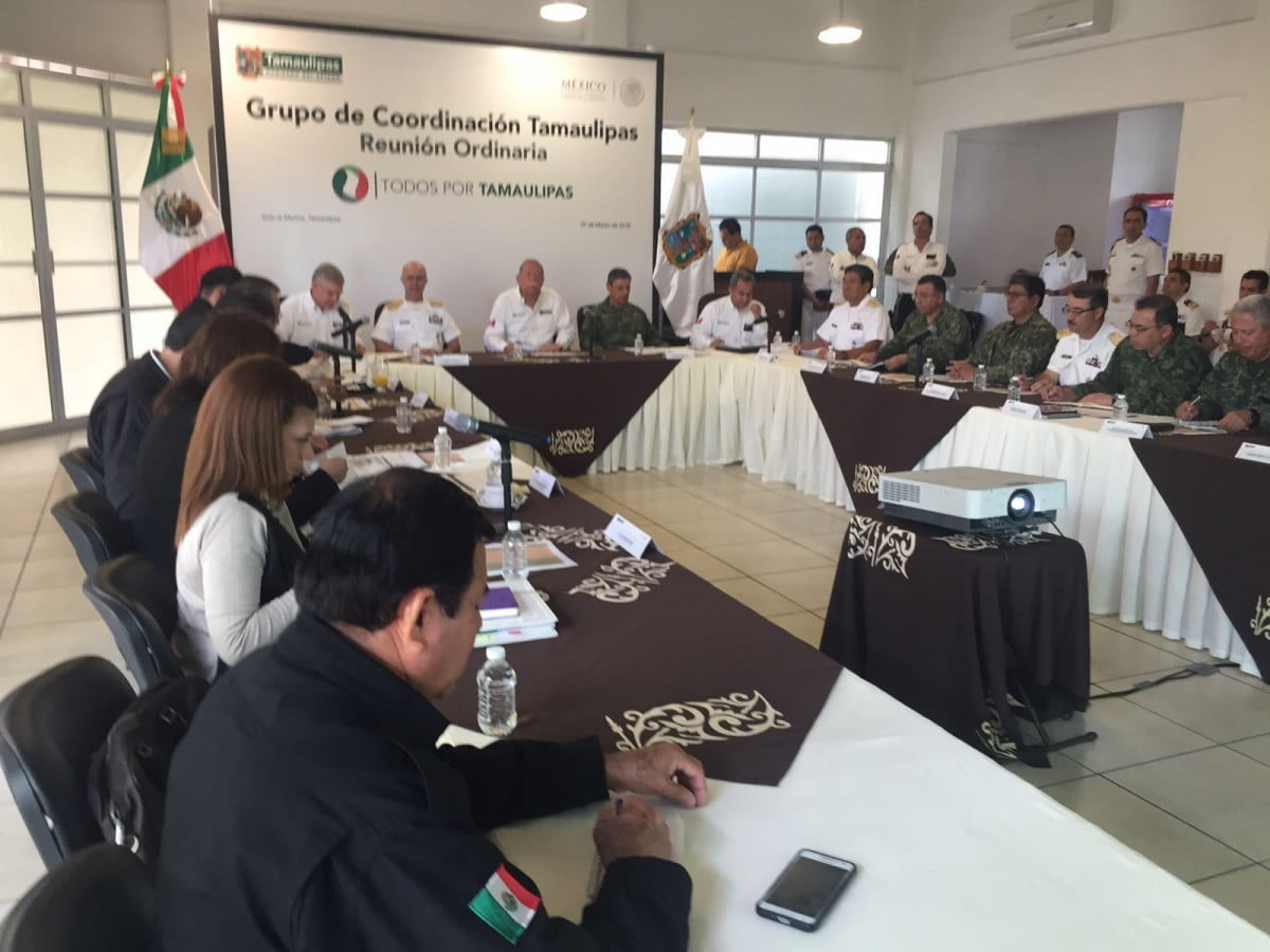 Se reúnen mandos de seguridad en zona naval