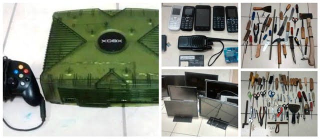 Armas, pantallas, celulares y hasta Xbox  fueron asegurados en penal de Reynosa