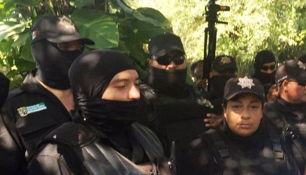Policías Estatales exigen renuncia del Secretario de Seguridad Pública
