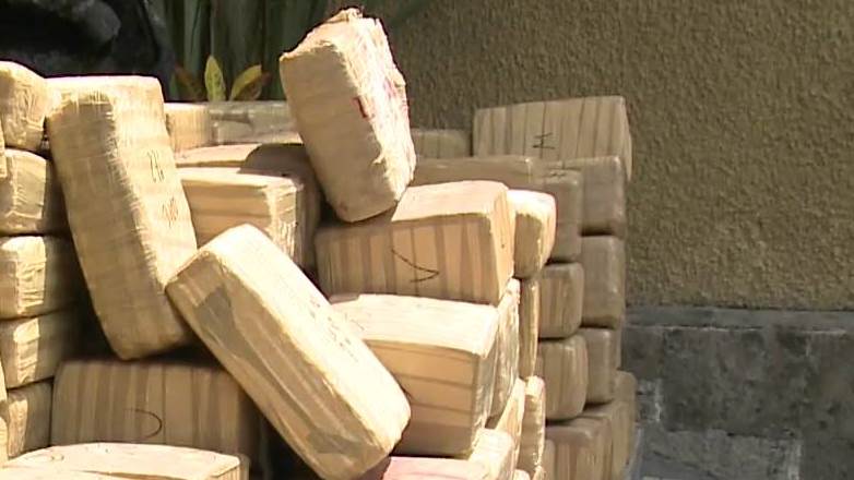 PGR inicia averiguación previa , por localización de más de 292 kilos de marihuana y un vehículo