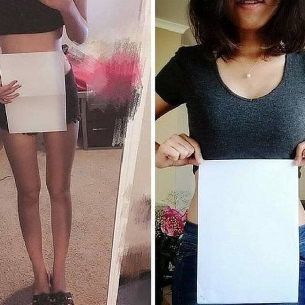 El “Reto de la hoja A4” pone en riesgo la salud de las chicas