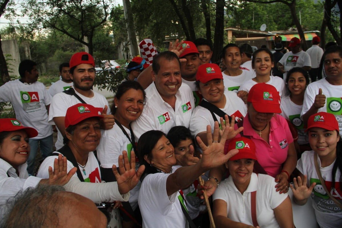 Óscar Almaraz moviliza colonias victorenses