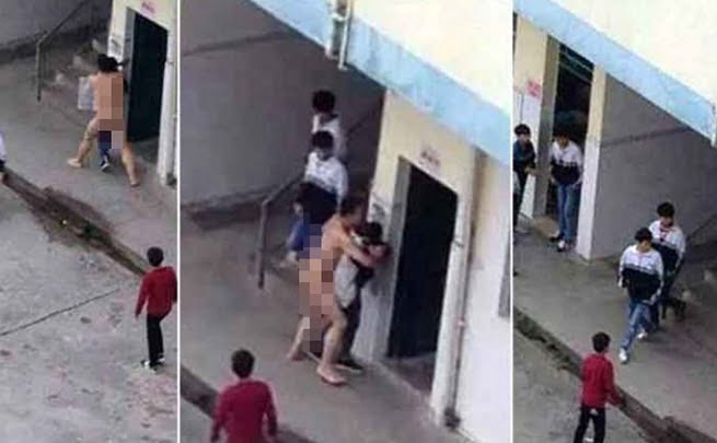 Profesor enloquece y trata de violar alumna a la vista de todos