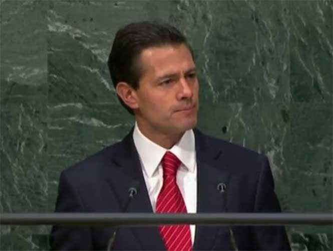 EPN presenta decálogo anti drogas ante la ONU