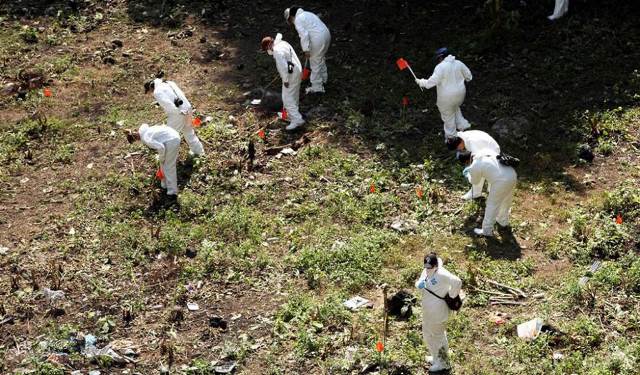 Confirman fuego y restos humanos en basurero de Cocula