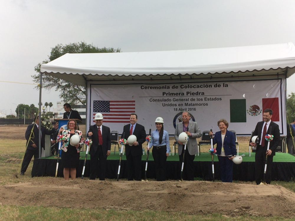 Arranca obra del nuevo consulado de EU en Matamoros