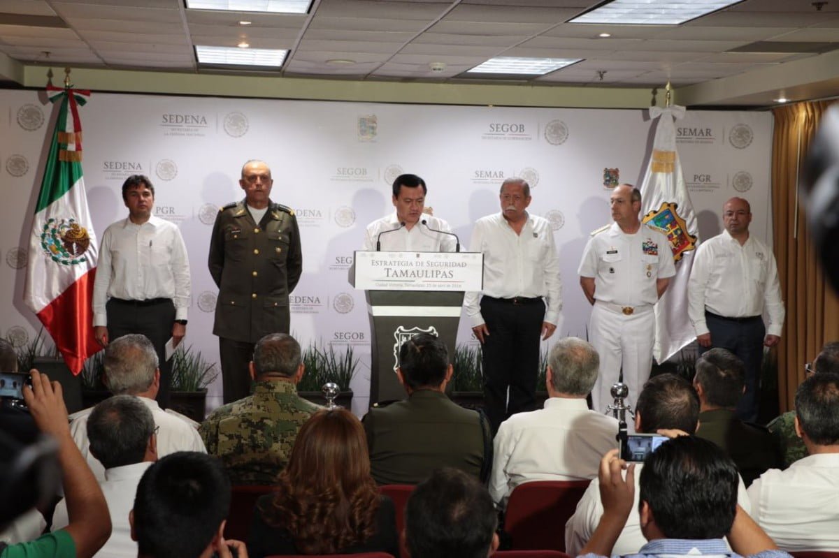 Disminuyen delitos en Tamaulipas, afirma  Osorio Chong