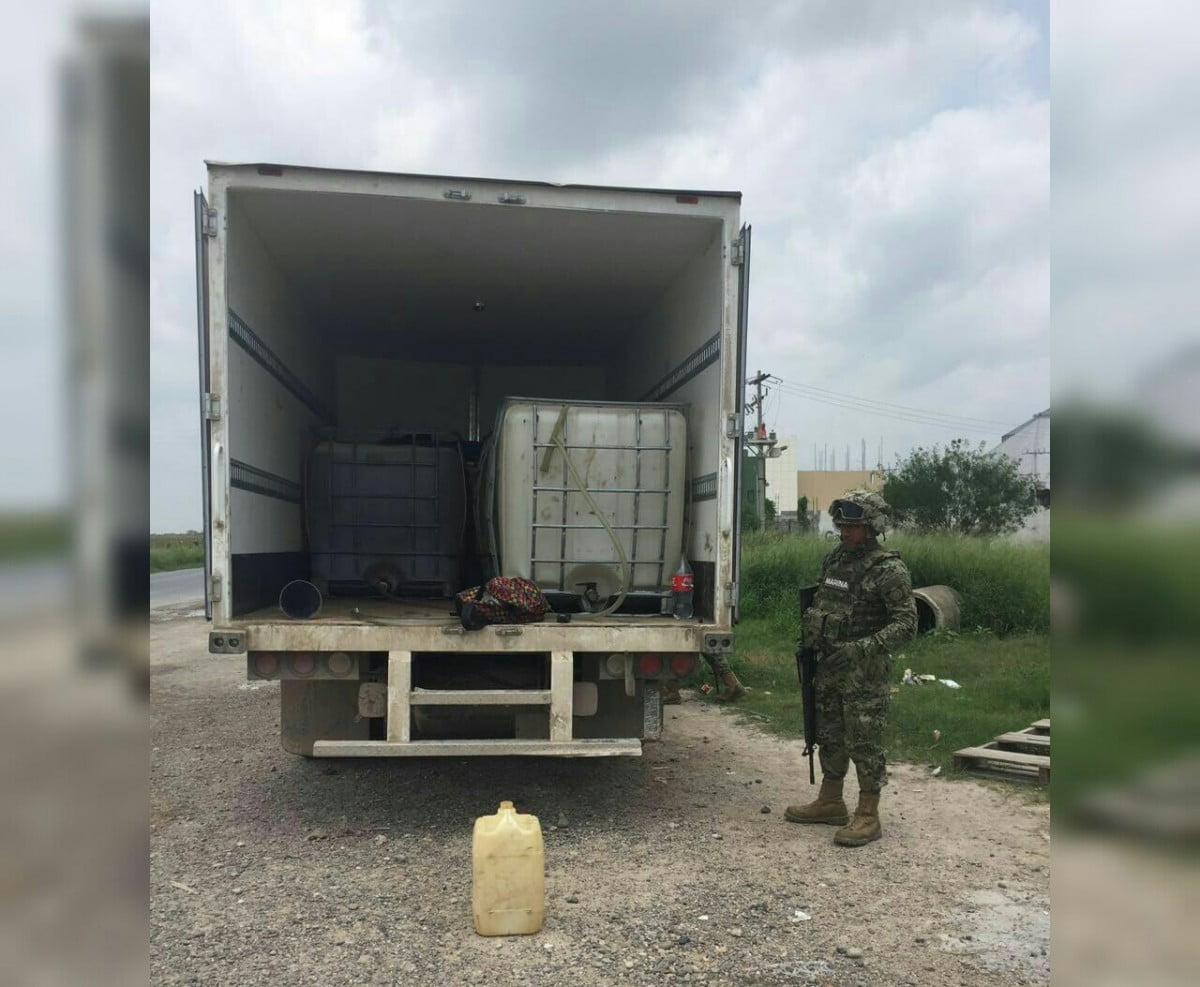 Asegura Marina más de mil 800 litros de gasolina ilegal