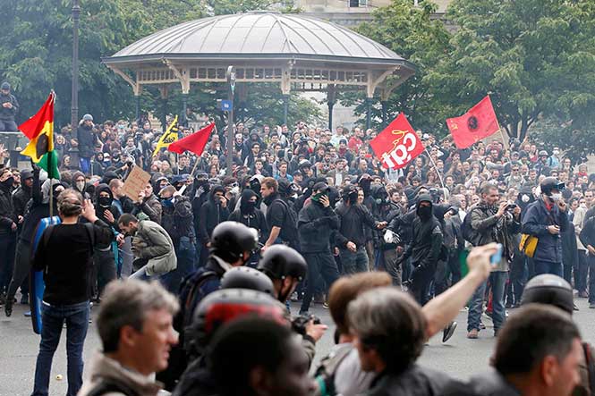 Persisten las protestas en Francia contra la reforma laboral