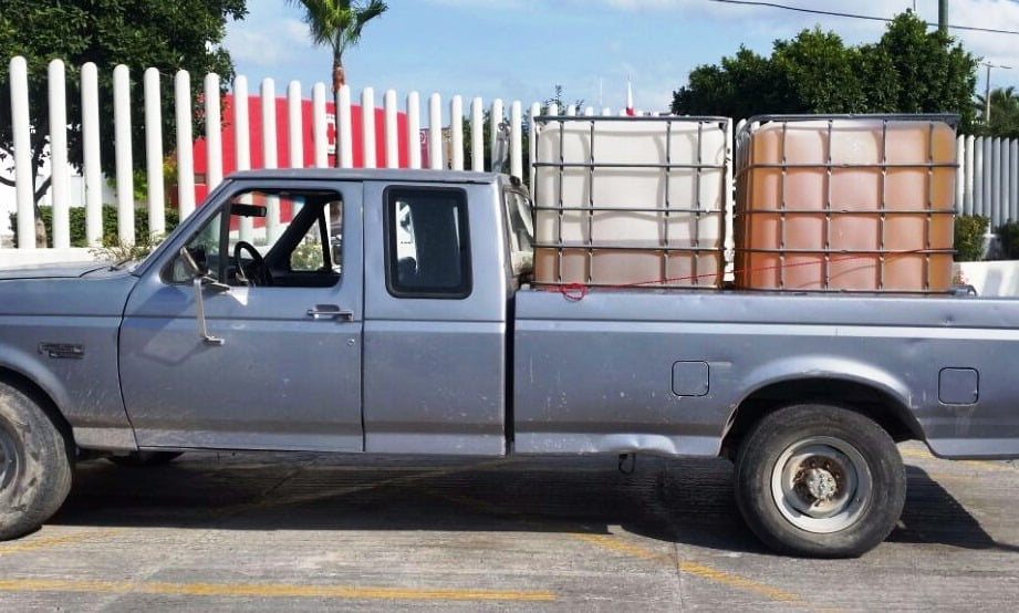 Aseguran mas de mil 400 litros de gasolina ilegal