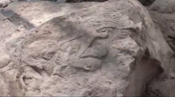 Encuentran en  Morelos, relieve de jaguar de 800 A.C