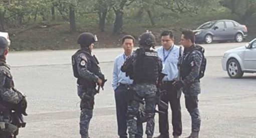 Connato de violencia en POSCO Altamira por desalojo de protestantes