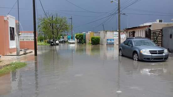 Lluvias afectan 200 colonias en Matamoros