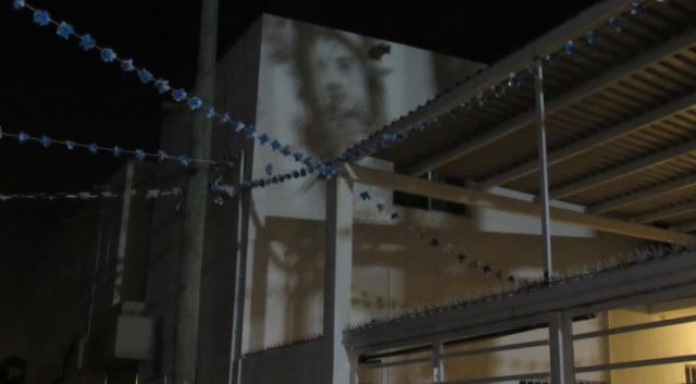 Rostro de “Cristo” aparece en iglesia de Matamoros
