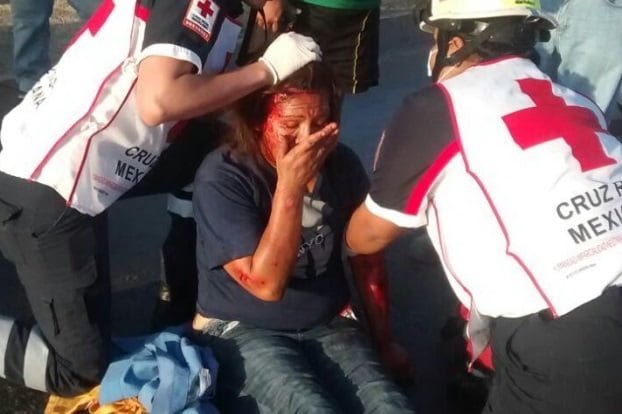 Arrollan a mujer en boulevard Hidalgo en Reynosa