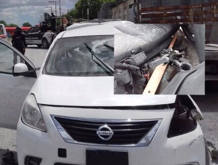 Liberan a secuestrado en Matamoros; lo traían en la cajuela de un auto