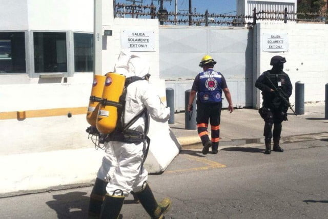 Alerta en consulado de Nuevo Laredo por presencia de extraño polvo