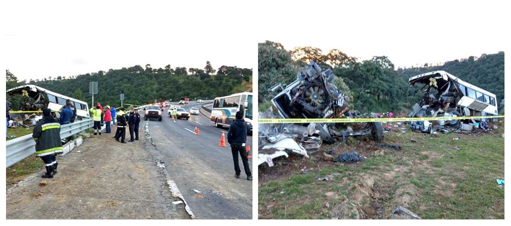 Dos muertos y 40 heridos deja accidente en la México-Puebla