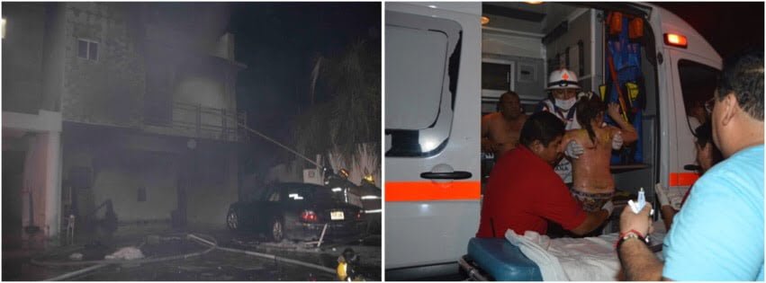 3 lesionados deja explosión en vivienda de Reynosa