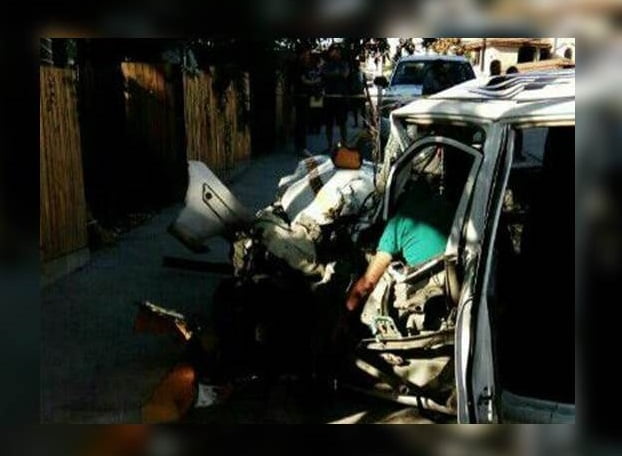 Imprudente taxista muere prensado