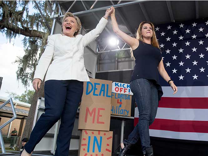 Alicia Machado acompaña a Hillary Clinton en la recta final