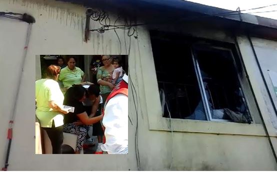 Se incendia vivienda por un cortocircuito