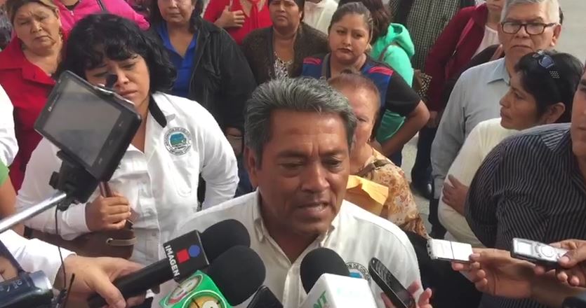 Colonos de Altamira se manifiestan frente a Palacio de Gobierno (VIDEO)