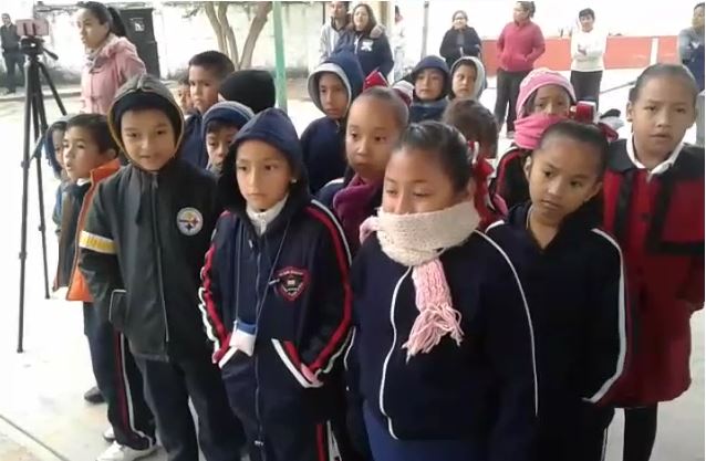 Ausentismo escolar en Tampico por bajas temperaturas (VIDEO)