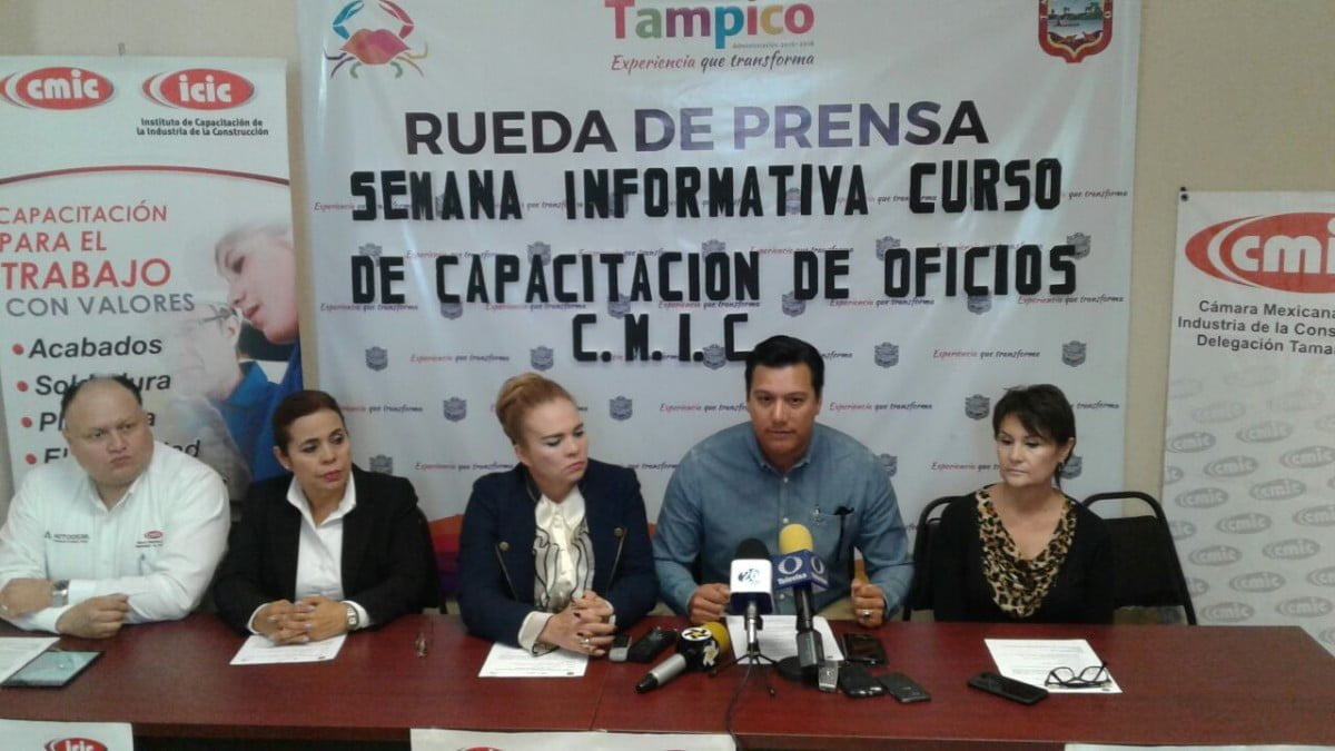Anuncia CMIC cursos de capacitación para autoempleo en Tampico