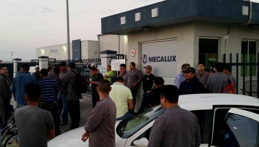 Realizan paro de labores en maquiladora de Matamoros