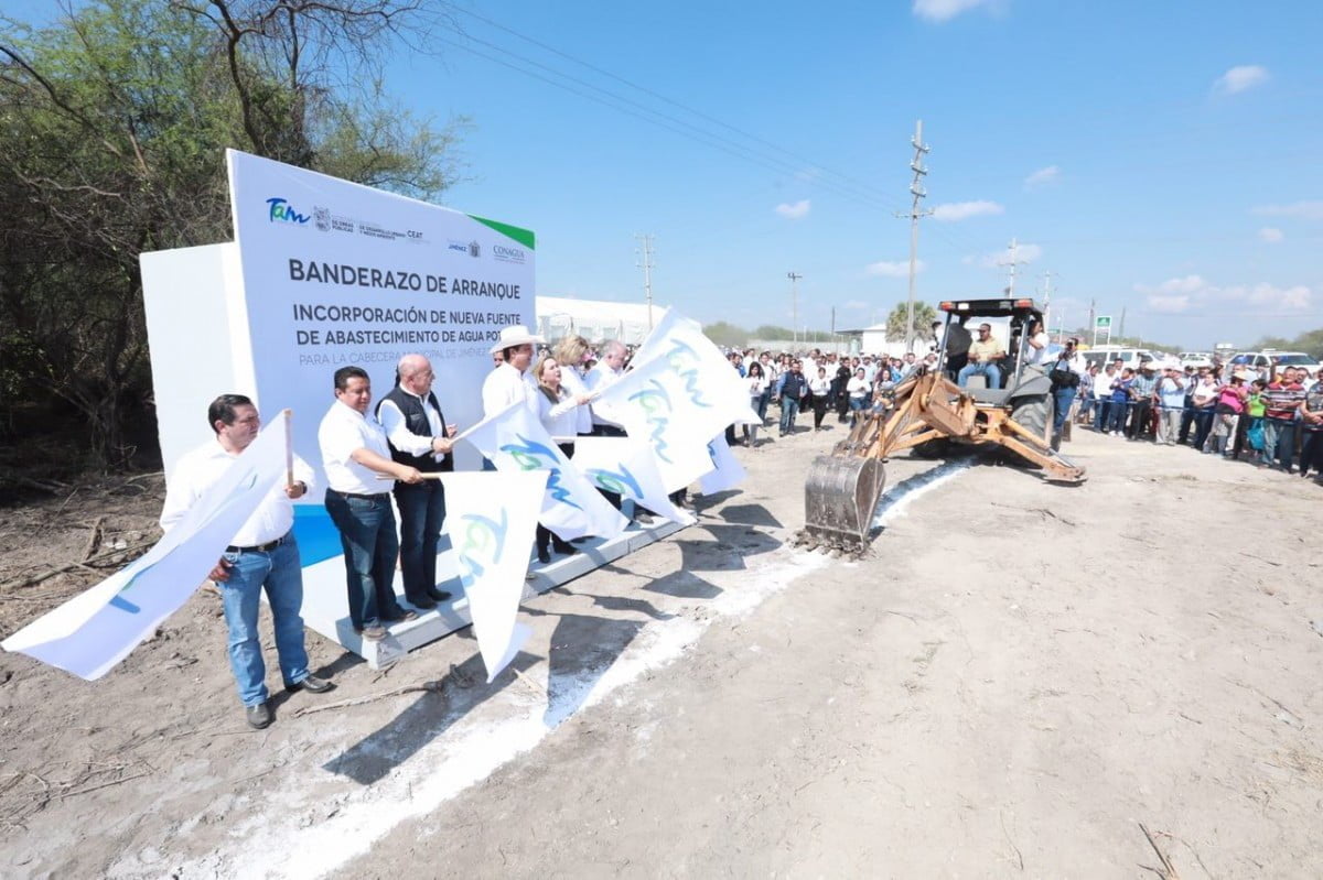 Con nueva línea de conducción de agua, abastecerán a habitantes de Jiménez
