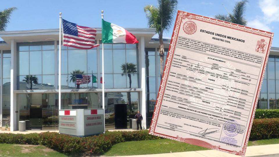 Acta de nacimiento mexicana, ya se puede tramitar en el extranjero