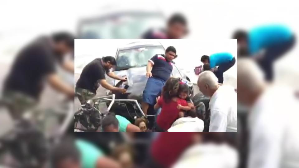Seis personas heridas tras ser arrolladas por Mustang