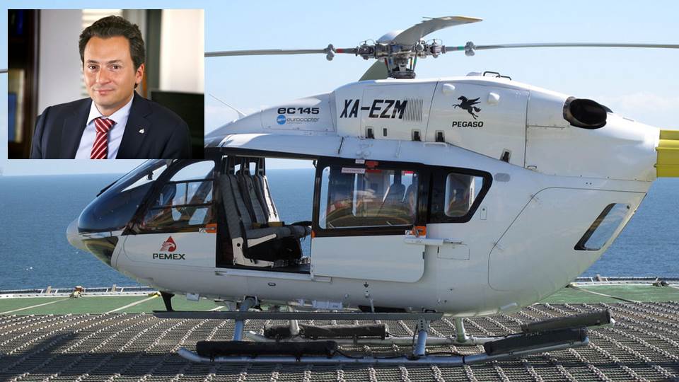 Ex director de PEMEX usaba helicóptero para ir de su casa a la oficina