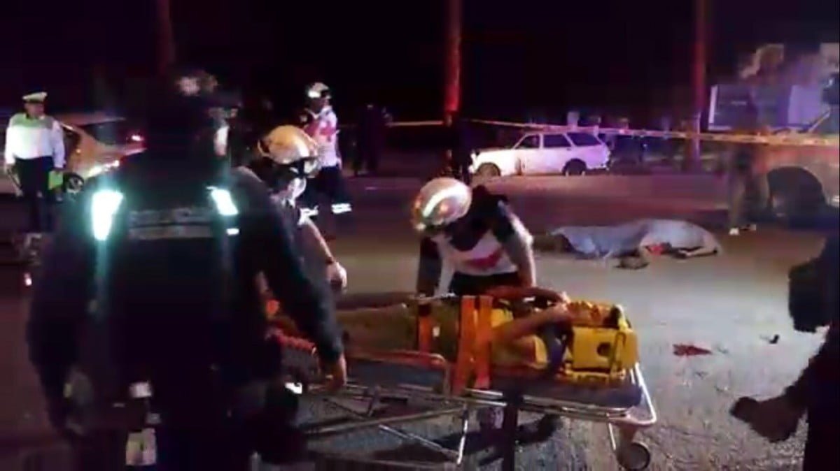 Imprudente mujer da vuelta en «U» y motociclista queda sin vida