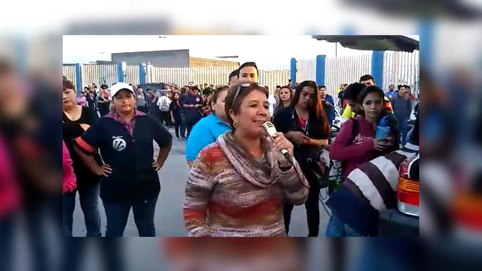 Estallan huelga trabajadores de la Delphi II en Victoria (VIDEO)