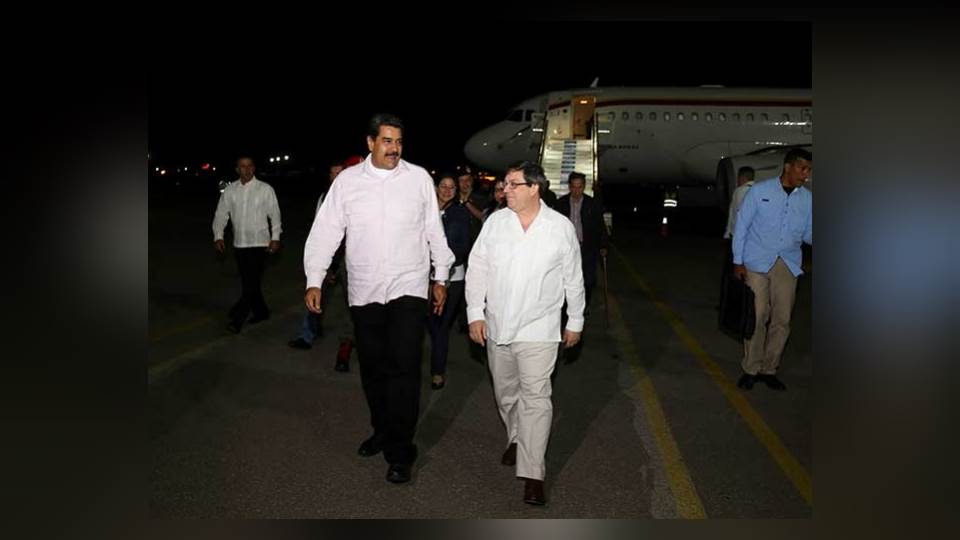 Maduro llega a Cuba en busca de apoyo ante crisis en Venezuela
