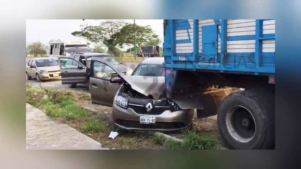 Se salva de morir al portar el cinturón de seguridad