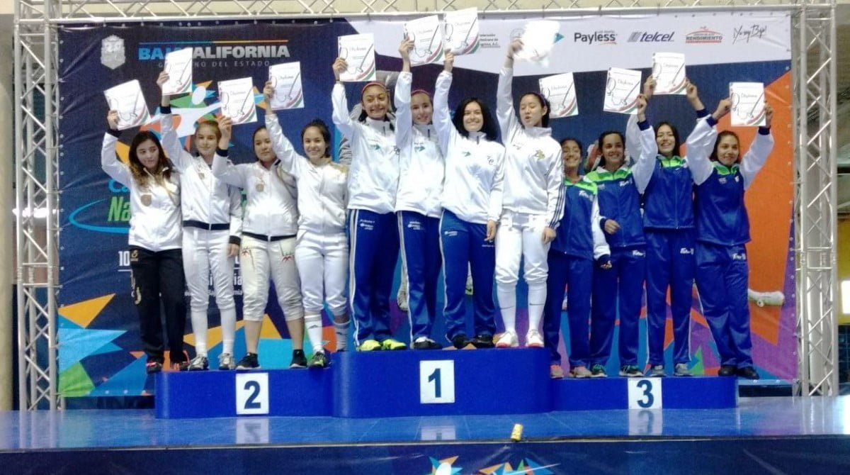 Tamaulipas suma 10 medallas en Nacional de Esgrima