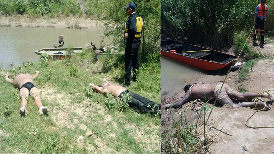 Revelan hallazgo de 3 cuerpos de las aguas del Río Bravo